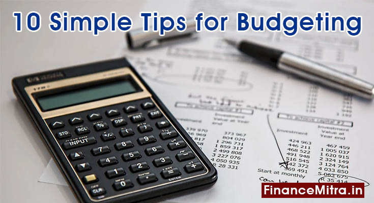 10 Simple Tips for Budgeting