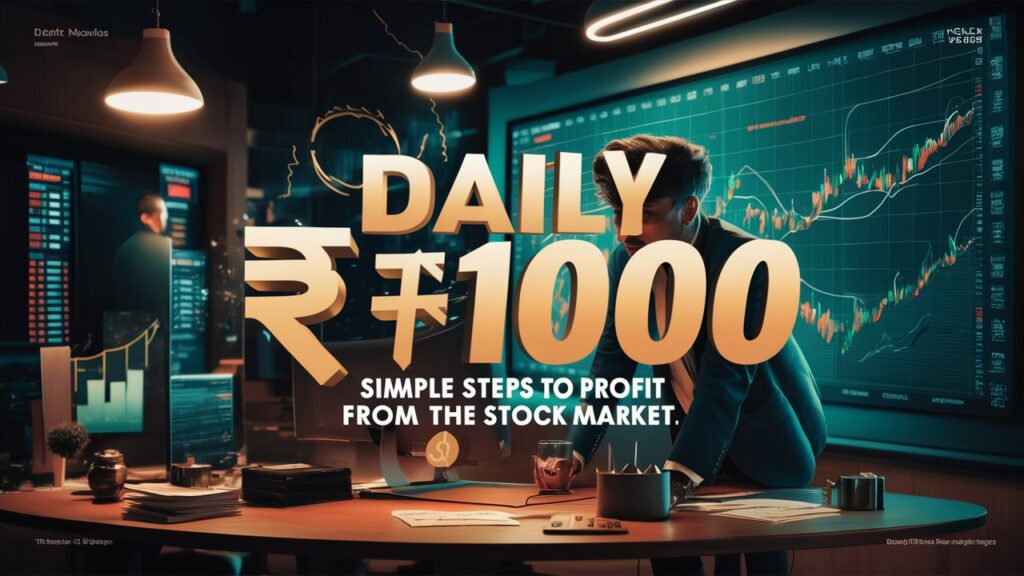 How to earn 1000 rs per day from the stock market